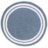 Safavieh Calico Shag Blue / Ivory CLC100 6 ft. 7 in. X 6 ft. 7 in. Round Rug