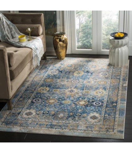 Safavieh Claremont Blue / Gold CLR663 8 ft. X 10 ft. Rectangle Rug