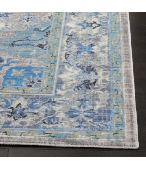 Safavieh Claremont Blue / Light Grey CLR664 8 ft. X 10 ft. Rectangle Rug