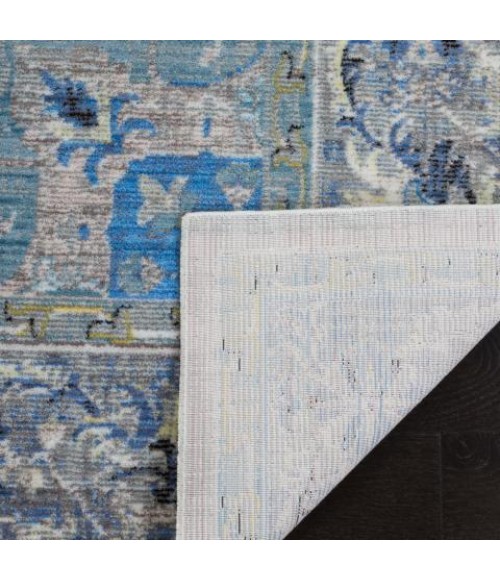 Safavieh Claremont Blue / Light Grey CLR664 8 ft. X 10 ft. Rectangle Rug