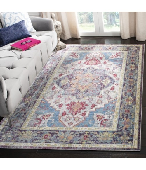 Safavieh Claremont Blue / Purple CLR664 8 ft. X 10 ft. Rectangle Rug