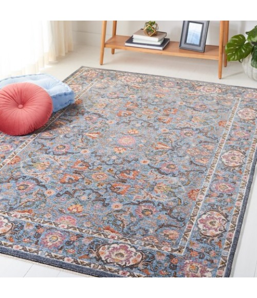 Safavieh Crimson Blue / Black CMS224 5 ft. X 7 ft. Rectangle Rug