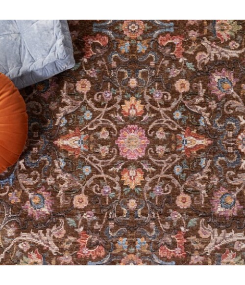 Safavieh Crimson Brown / Blue CMS224 4 ft. X 6 ft. Rectangle Rug