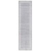 Safavieh Continental Grey / Beige CON118 2 ft. 3 in. X 8 ft. Runner Rug