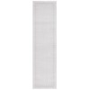 Safavieh Continental Light Grey / Dark Grey CON118 2 ft. 3 in. X 8 ft. Runner Rug