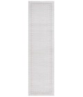 Safavieh Continental Light Grey / Dark Grey CON118 2 ft. 3 in. X 8 ft. Runner Rug