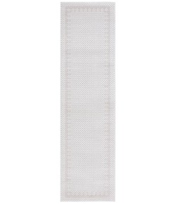 Safavieh Continental Light Grey / Dark Grey CON118 2 ft. 3 in. X 8 ft. Runner Rug
