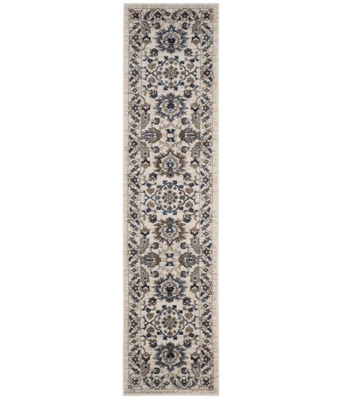 Safavieh Carolina Cream / Dark Blue Rug CRL477 2 ft. X 8 ft. Runner - Rugs Town Safavieh Carolina Cream / Dark Blue CRL477 2 ft. X 8 ft. Runner Rug