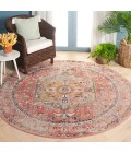 Safavieh Cornelia  Rust CRN208 6 ft. 7 in. X 6 ft. 7 in. Round Rug