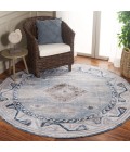 Safavieh Cornelia Blue / Ivory Rug CRN234 6 ft. 7 in. X 6 ft. 7 in. Round - Rugs Town Safavieh Cornelia Blue / Ivory CRN234 6 ft. 7 in. X 6 ft. 7 in. Round Rug