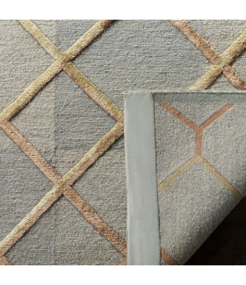 Safavieh Nepalese Aqua / Gold DVE473 6 ft. X 9 ft. Rectangle Rug