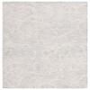 Safavieh Ebony Grey / Ivory EBN101 6 ft. X 6 ft. Square Rug