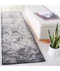 Safavieh Ebony Black / Ivory EBN101 2 ft. 3 in. X 9 ft. Runner Rug