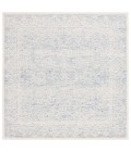 Safavieh Ebony Blue / Ivory EBN102 6 ft. X 6 ft. Square Rug
