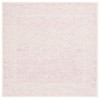 Safavieh Ebony Pink / Ivory EBN102 6 ft. X 6 ft. Square Rug