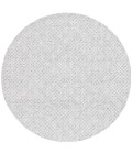Safavieh Ebony Grey / Ivory EBN103 6 ft. X 6 ft. Round Rug