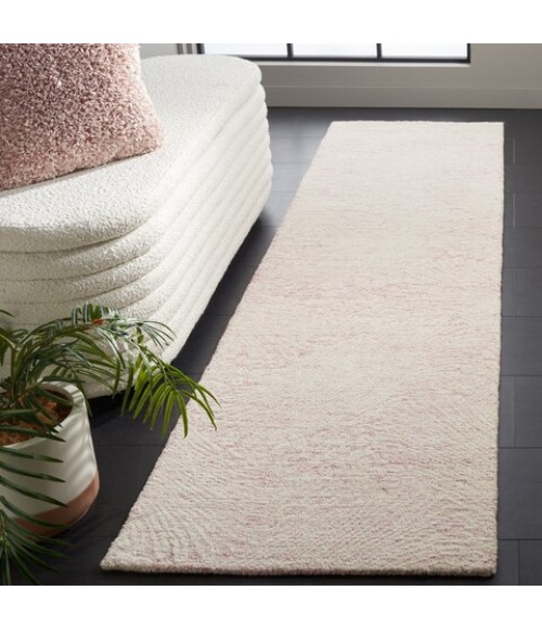 Safavieh Ebony Pink / Ivory EBN105 2 ft. 3 in. X 9 ft. Runner Rug