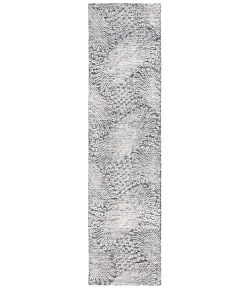 Safavieh Ebony Black / Ivory EBN105 2 ft. 3 in. X 9 ft. Runner Rug