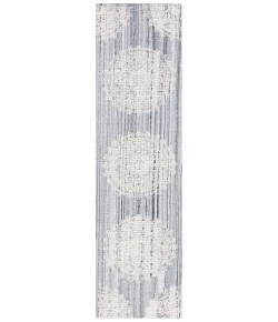 Safavieh Ebony Grey / Ivory EBN106 2 ft. 3 in. X 9 ft. Runner Rug