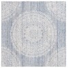 Safavieh Ebony Blue / Ivory EBN106 6 ft. X 6 ft. Square Rug