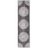 Safavieh Ebony Brown / Ivory EBN106 2 ft. 3 in. X 9 ft. Runner Rug