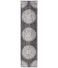 Safavieh Ebony Brown / Ivory EBN106 2 ft. 3 in. X 9 ft. Runner Rug