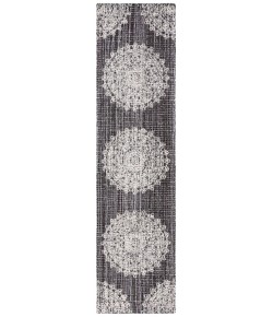 Safavieh Ebony Brown / Ivory EBN106 2 ft. 3 in. X 9 ft. Runner Rug