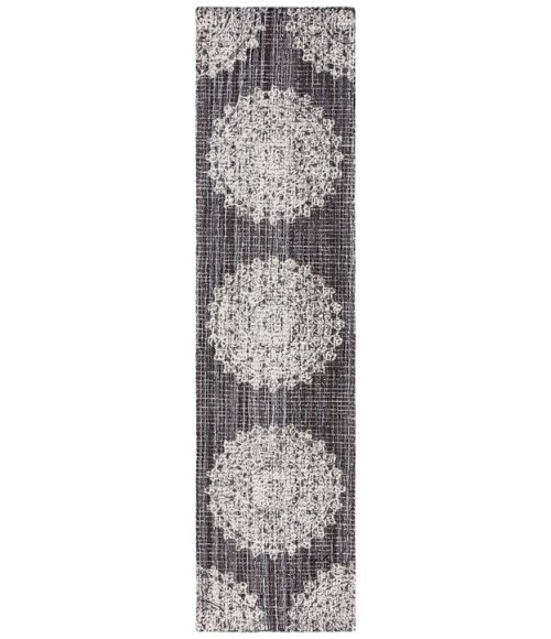 Safavieh Ebony Brown / Ivory EBN106 2 ft. 3 in. X 9 ft. Runner Rug
