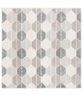 Safavieh Ebony Grey / Ivory Rug EBN108 6 ft. X 6 ft. Square - Rugs Town Safavieh Ebony Grey / Ivory EBN108 6 ft. X 6 ft. Square Rug