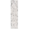Safavieh Ebony Grey / Ivory EBN110 2 ft. 3 in. X 9 ft. Runner Rug
