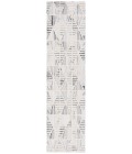 Safavieh Ebony Grey / Ivory EBN110 2 ft. 3 in. X 9 ft. Runner Rug