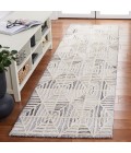 Safavieh Ebony Grey / Ivory EBN110 2 ft. 3 in. X 9 ft. Runner Rug