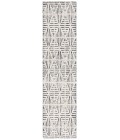 Safavieh Ebony Black / Ivory EBN110 2 ft. 3 in. X 9 ft. Runner Rug