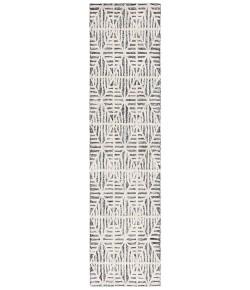 Safavieh Ebony Black / Ivory EBN110 2 ft. 3 in. X 9 ft. Runner Rug