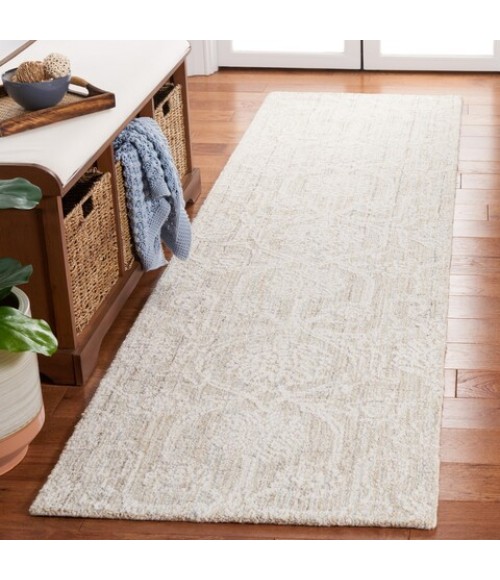 Safavieh Ebony Grey / Ivory EBN111 2 ft. 3 in. X 9 ft. Runner Rug