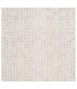 Safavieh Ebony Grey / Ivory EBN111 6 ft. X 6 ft. Square Rug