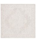 Safavieh Ebony Light Grey / Ivory EBN113 6 ft. X 6 ft. Square Rug
