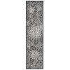 Safavieh Ebony Black / Ivory EBN114 2 ft. 3 in. X 9 ft. Runner Rug