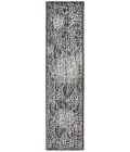Safavieh Ebony Black / Ivory EBN114 2 ft. 3 in. X 9 ft. Runner Rug