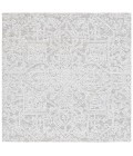 Safavieh Ebony Grey / Ivory EBN205 6 ft. X 6 ft. Square Rug