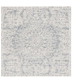 Safavieh Ebony Grey / Ivory EBN206 6 ft. X 6 ft. Square Rug