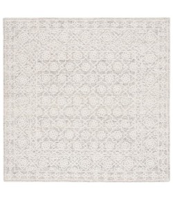 Safavieh Ebony Grey / Ivory EBN208 6 ft. X 6 ft. Square Rug