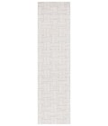 Safavieh Ebony Light Grey / Ivory EBN355 2 ft. 3 in. X 9 ft. Runner Rug