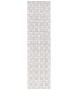 Safavieh Ebony Light Grey / Ivory EBN358 2 ft. 3 in. X 9 ft. Runner Rug