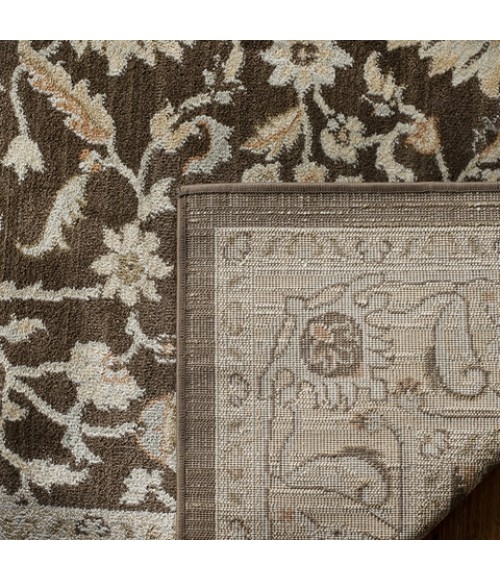 Safavieh Florenteen Brown / Ivory FLR125 5 ft. 1 in. X 7 ft. 7 in. Rectangle Rug
