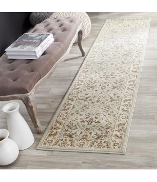 Safavieh Florenteen Grey / Ivory FLR126 2 ft. X 8 ft. Runner Rug