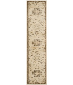 Safavieh Florenteen Ivory / Brown FLR128 2 ft. X 8 ft. Runner Rug