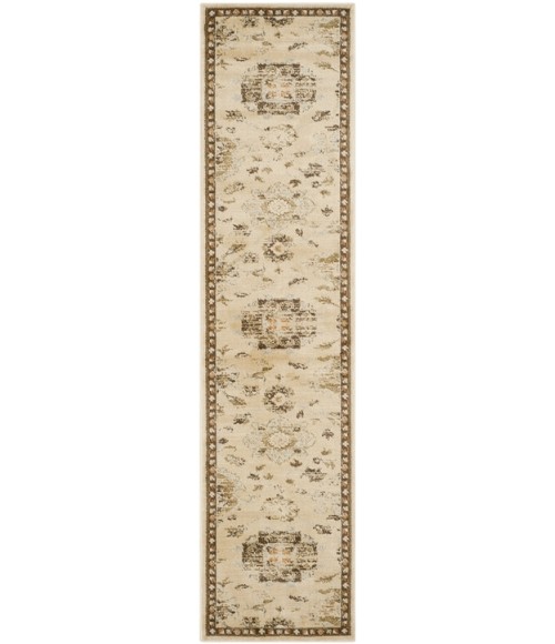 Safavieh Florenteen Ivory / Brown Rug FLR128 2 ft. X 8 ft. Runner - Rugs Town Safavieh Florenteen Ivory / Brown FLR128 2 ft. X 8 ft. Runner Rug
