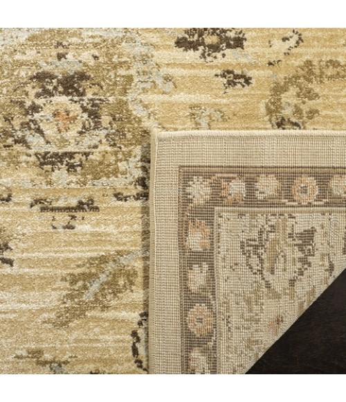 Safavieh Florenteen Ivory / Brown FLR128 4 ft. X 6 ft. Rectangle Rug