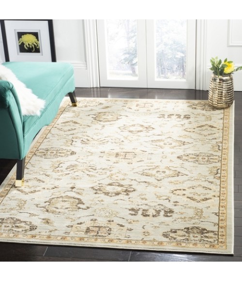 Safavieh Florenteen Grey / Ivory FLR128 5 ft. 1 in. X 7 ft. 7 in. Rectangle Rug